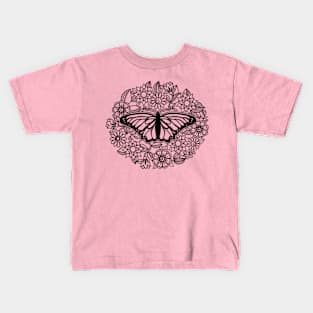 Butterfly Flora Kids T-Shirt